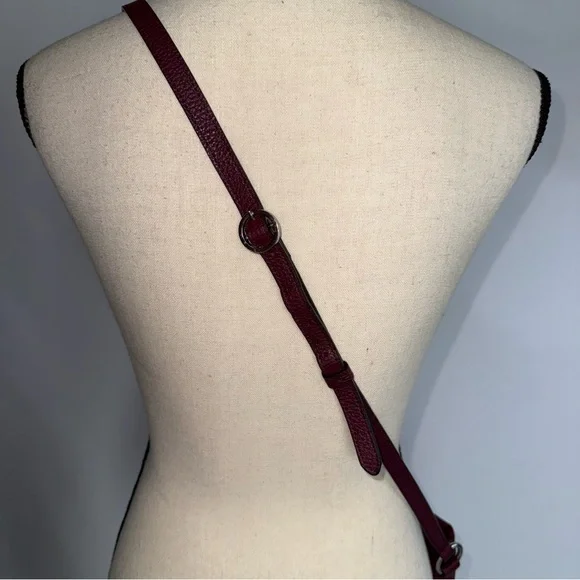Corder London Elegant Burgundy Crossbody Bag Real Leather like new! - Picture 4 of 16